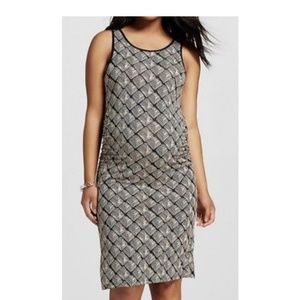 Boho Print Maternity Dress